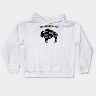 buffalo-cutting-charts-NO-background.png Kids Hoodie